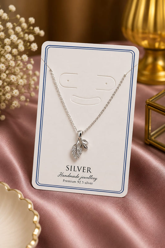 925 Sterling Silver Handmade Chain Pendant Necklace