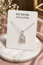 925 Sterling Silver Handmade Chain Pendant Necklace