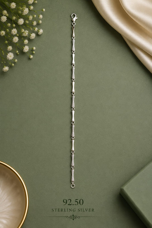 925 Sterling Silver Elegant Ladies Lucky Bracelet