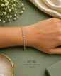 925 Sterling Silver Elegant Ladies Lucky Bracelet