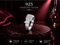 Primium starling silver mens ring