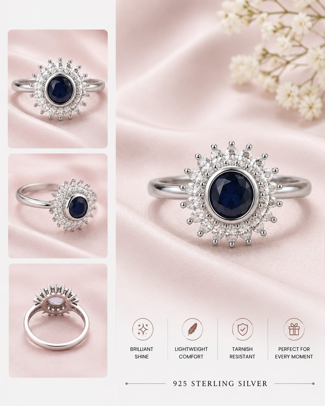 Premium 925 Sterling Silver Ring for Women